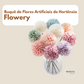 Buquê de Flores Artificiais de Hortênsia - Flowery