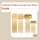 Conjunto de talheres de aço inox 24 peças - Luxe