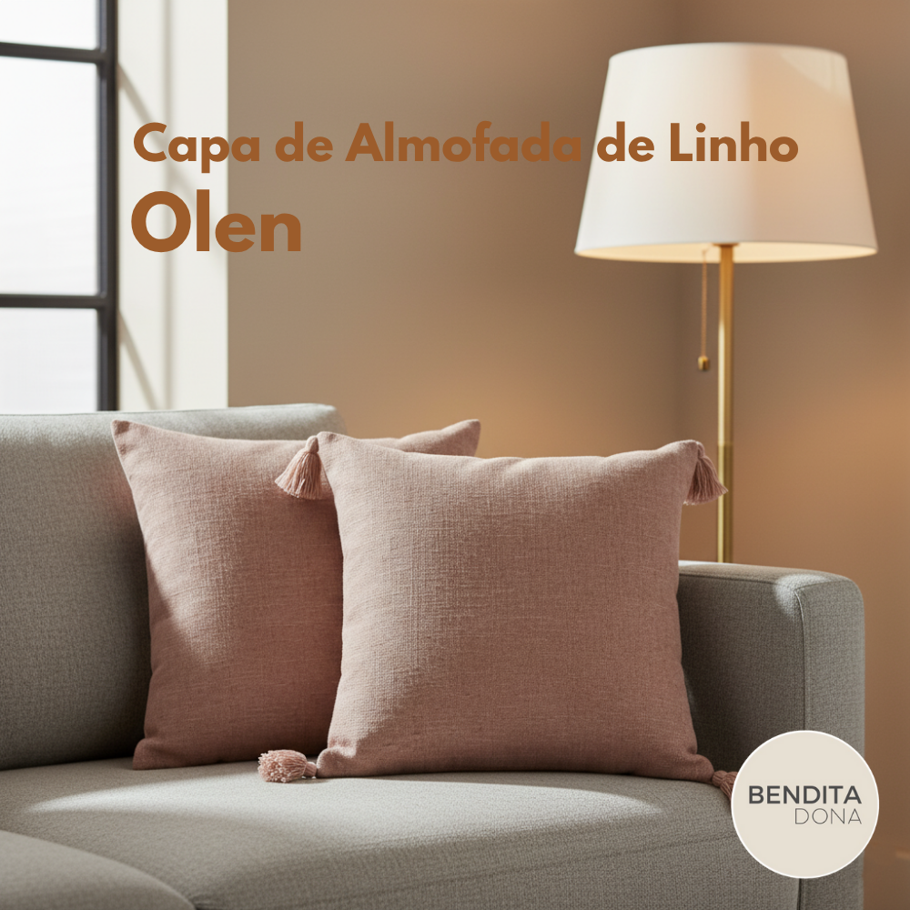 Capas de Almofada em Linho - Olen