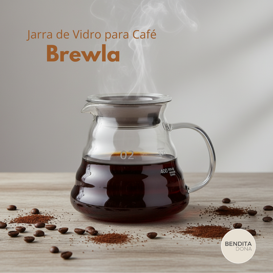 Jarra de Vidro para Café - Brewla