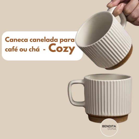 Caneca canelada para café ou chá - COZY