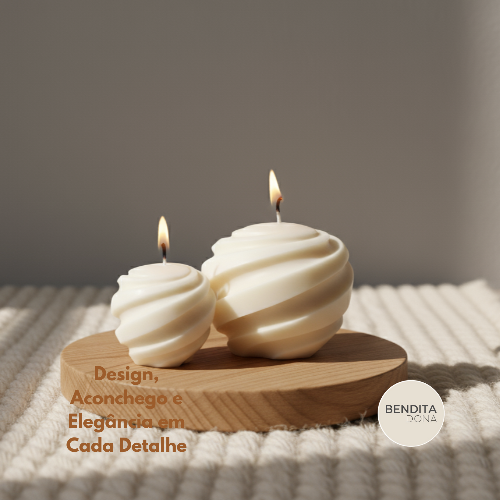 Vela Decorativa Espiral - Orbit