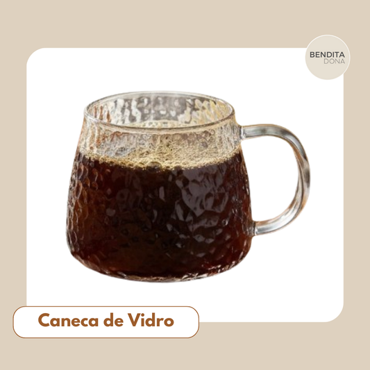 Caneca de Vidro Texturizada - Grit