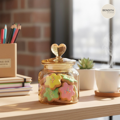 Pote de Vidro com Tampa Hermética - Glassic