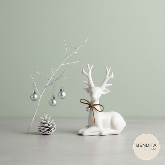 Rena de Porcelana Natalina