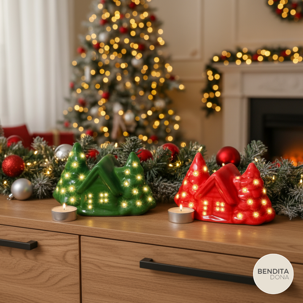 Casinha de Natal com Rechaud – Holly