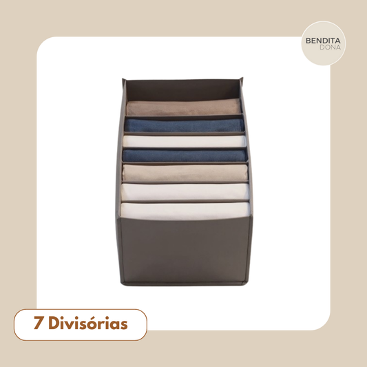Caixa Organizadora de Roupa com Divisórias - Cubby