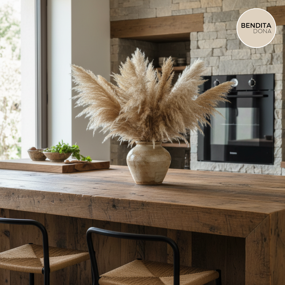 Buquê de Capim dos Pampas Natural e Desidratado - Canyon