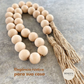 Colar de Miçangas de Madeira - Oakra