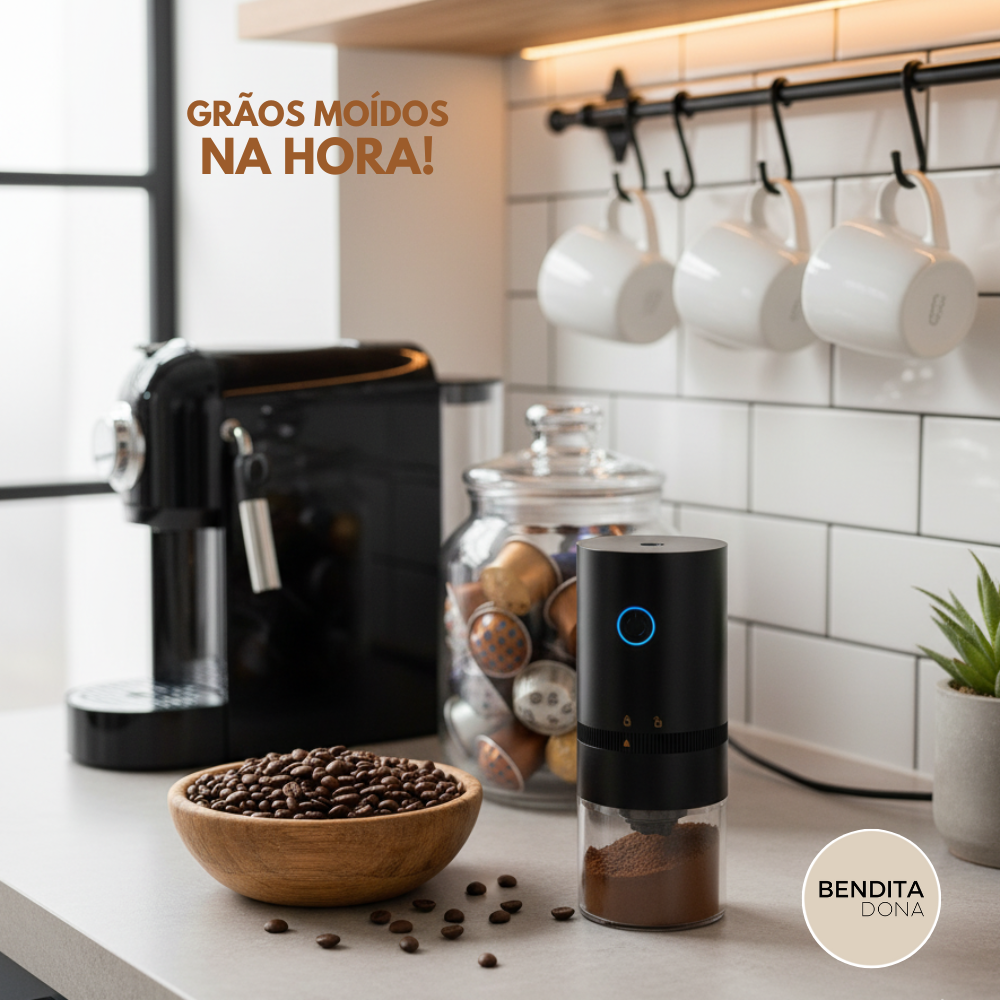 Moedor Portátil Elétrico de Café - FRESHY