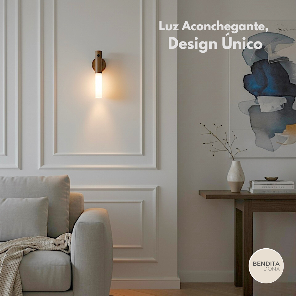 Luminária de sensor em LED recarregável - LumiMag