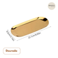 Bandeja de Metal Oval - Gleam