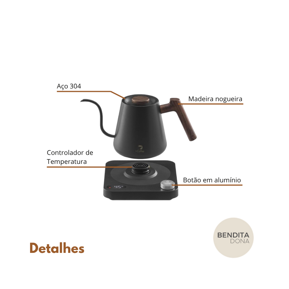 Chaleira Elétrica Pescoço de Ganso - Goose