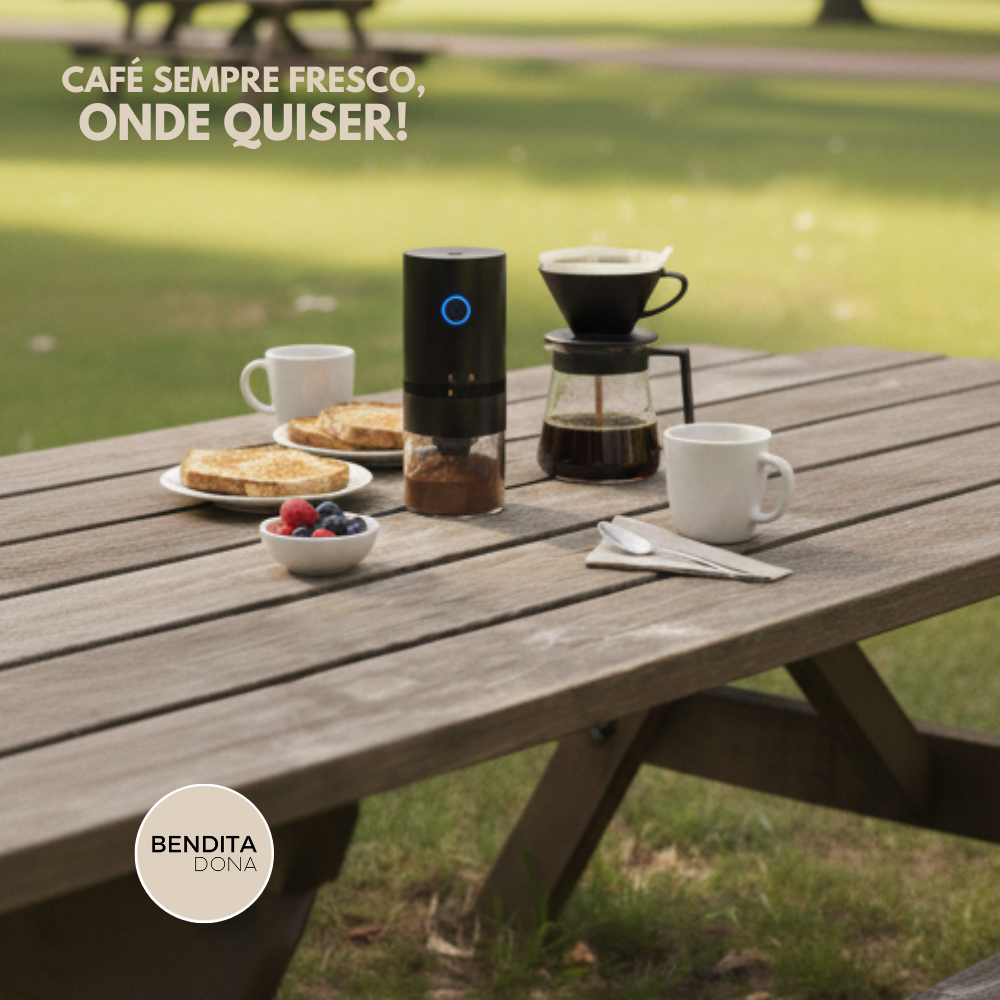 Moedor Portátil Elétrico de Café - FRESHY