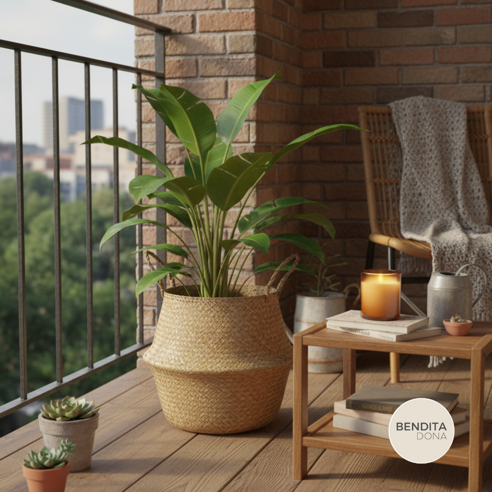 Cesto de Palha Natural- Nesty