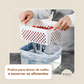 KIT 3 Organizadores de Geladeira com Cesto Drenante - FreshBox
