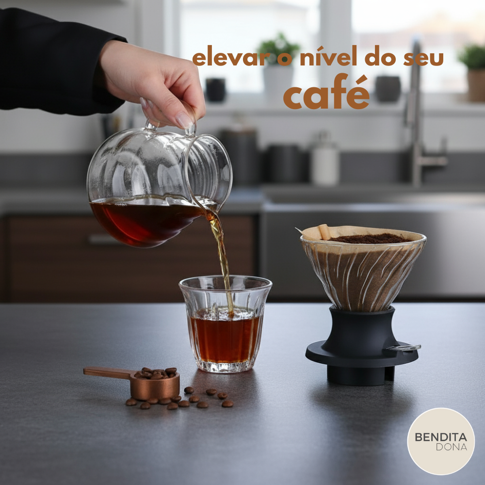 Gotejador de vidro - Dripper