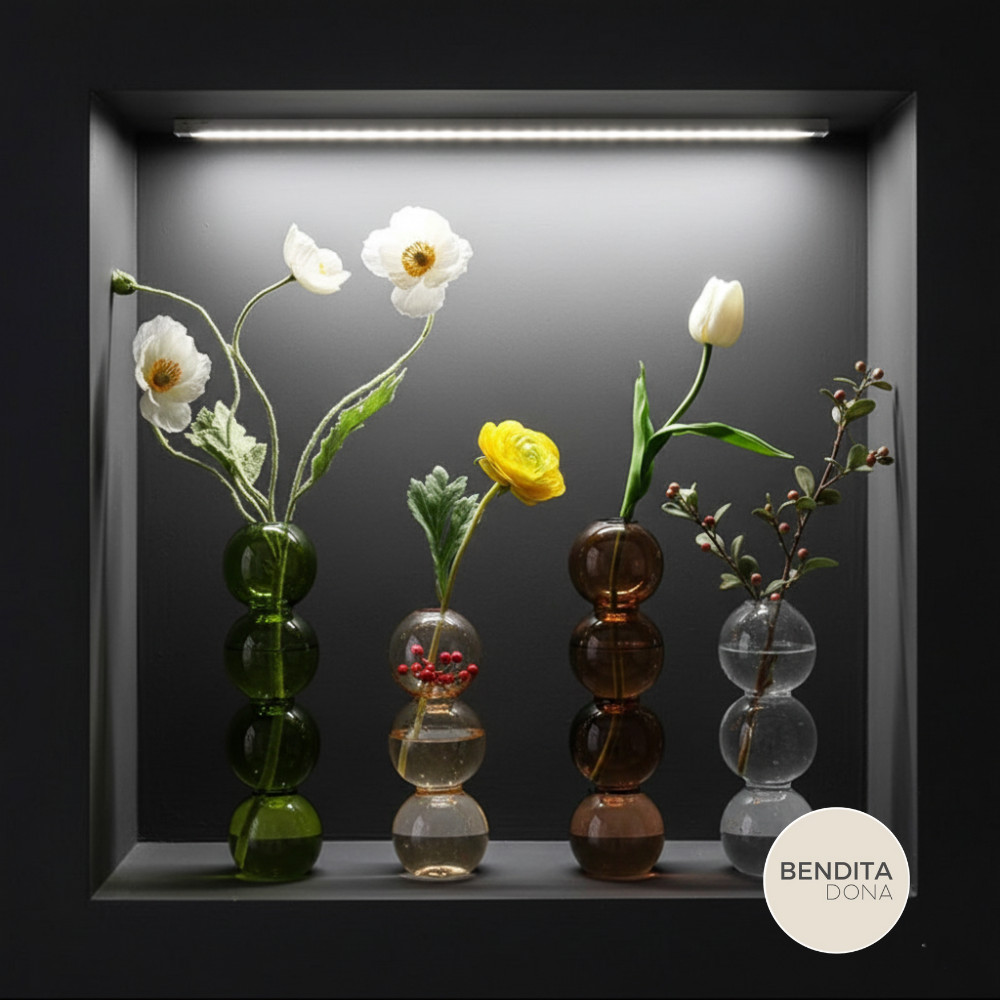 Vaso Decorativo de Vidro -  Bubble