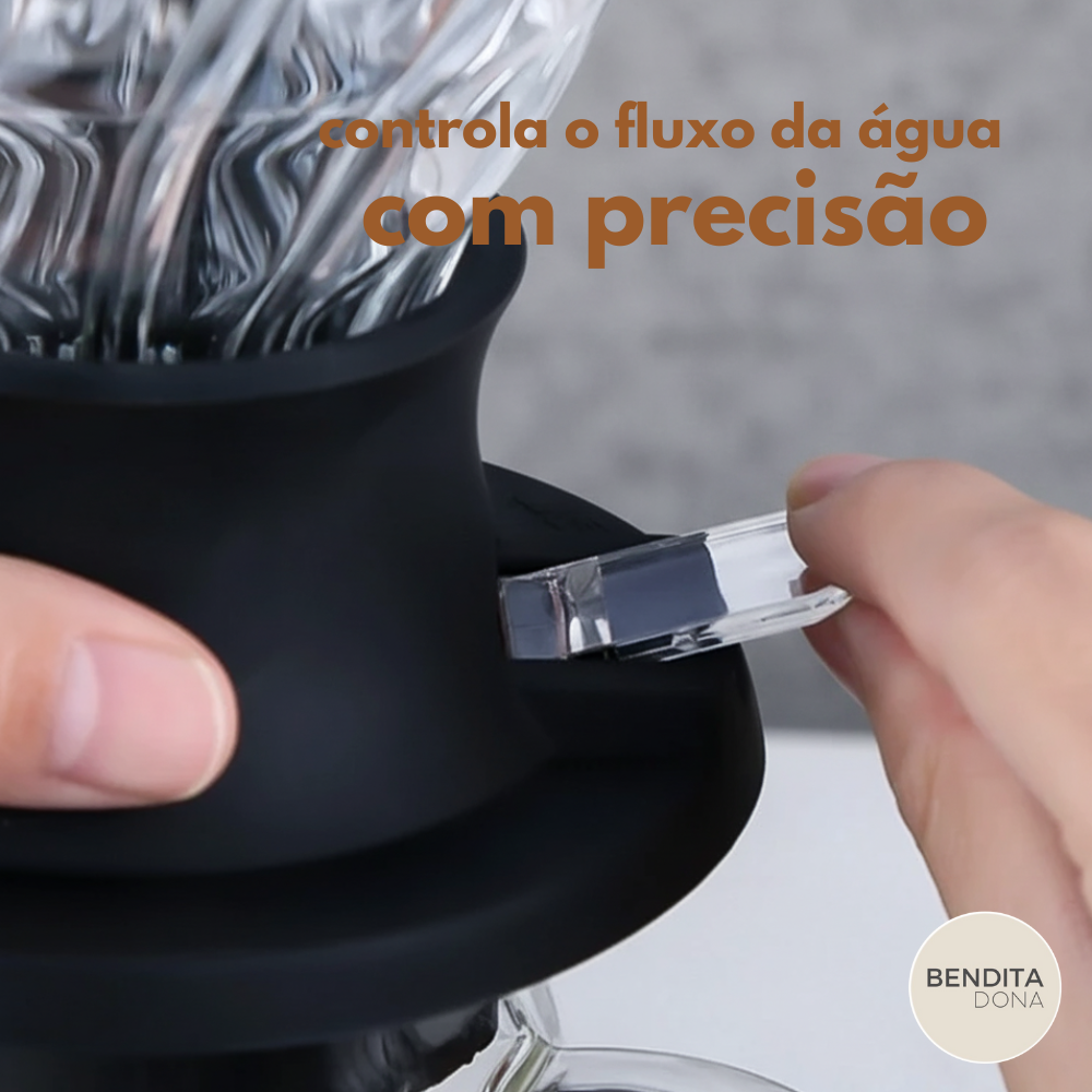 Gotejador de vidro - Dripper