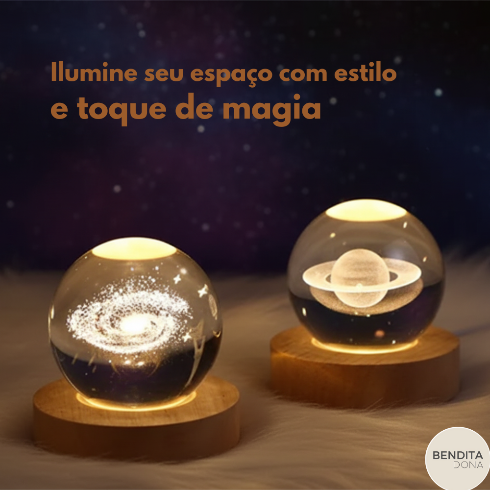 Luminária Cristal 3D - SKY