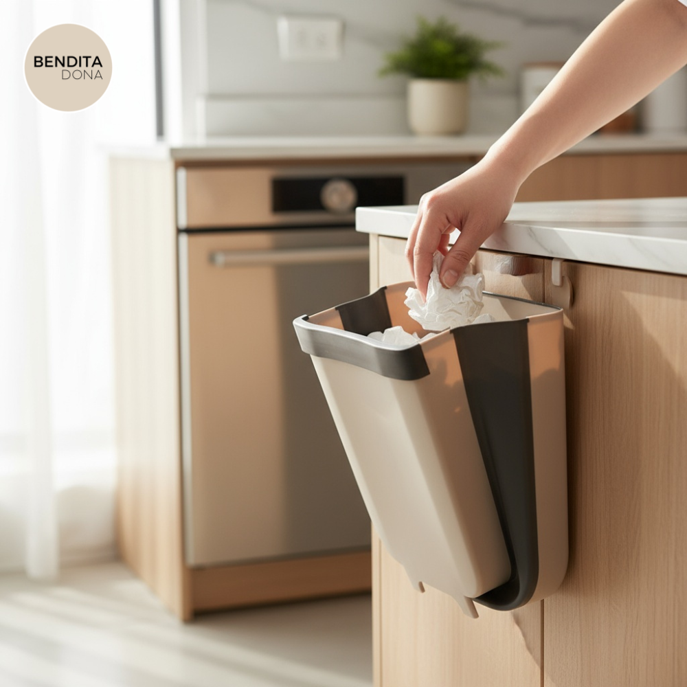 Lixeira dobrável de plástico - FlexBin