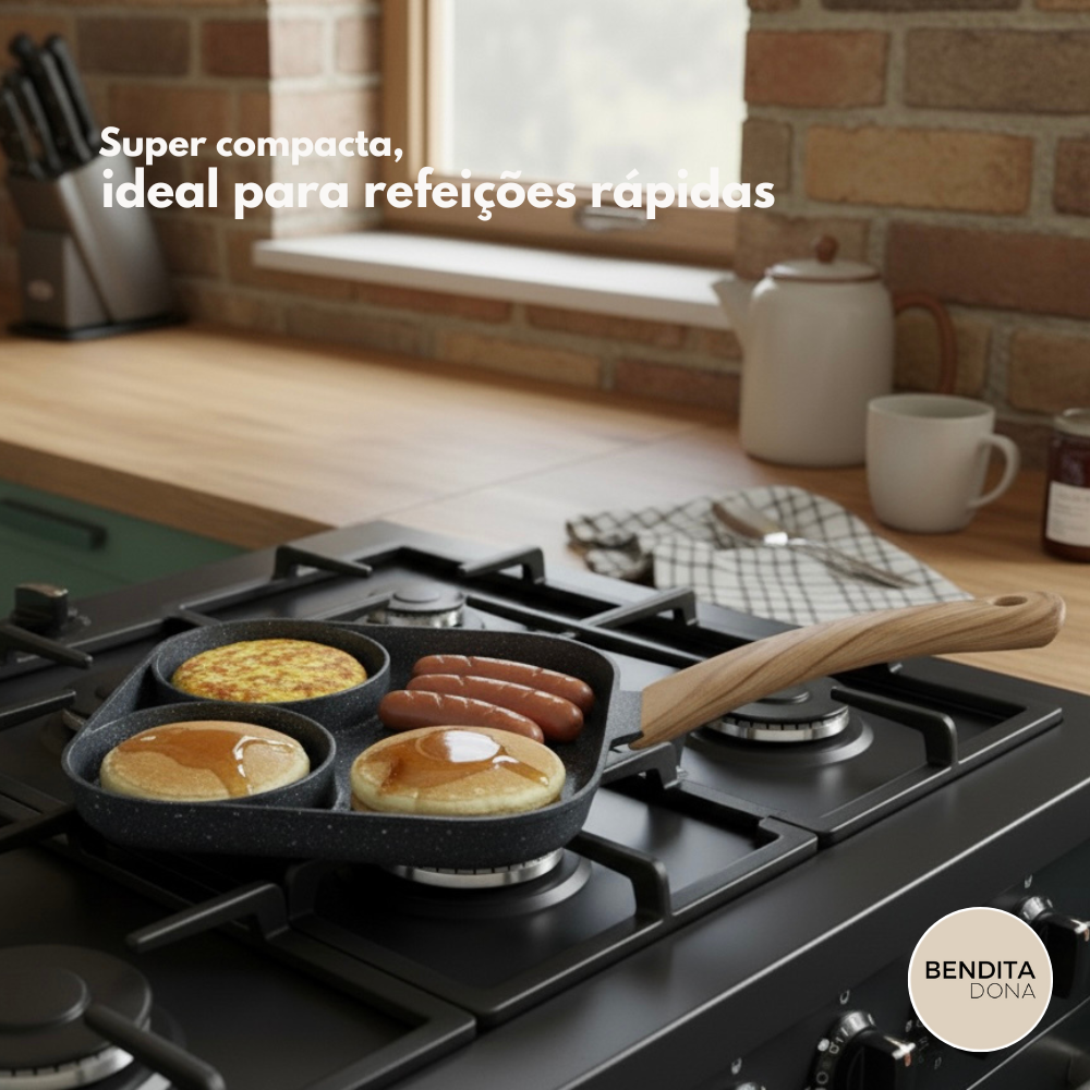 Frigideira Antiaderente Compacta 3 em 1 - TriChef