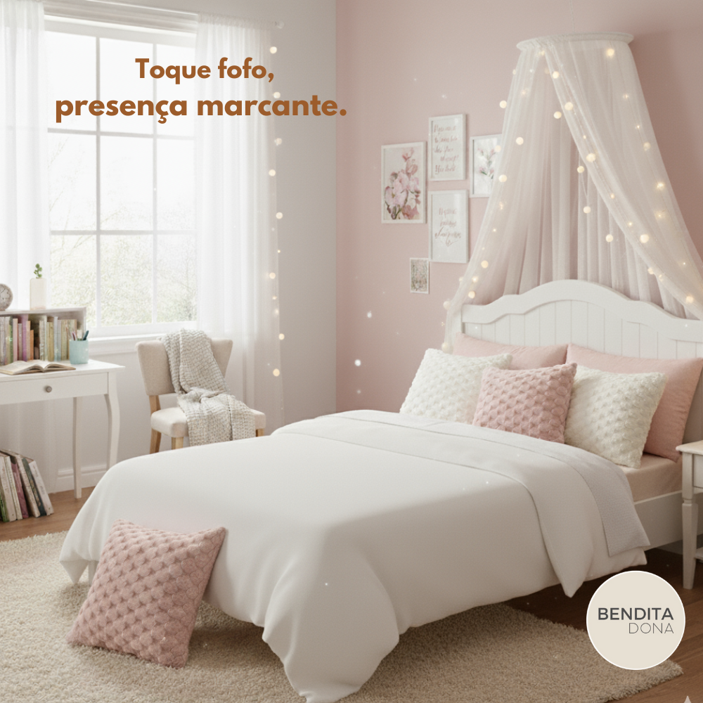 Capa de Almofada 3D de Pelúcia - Fluffy