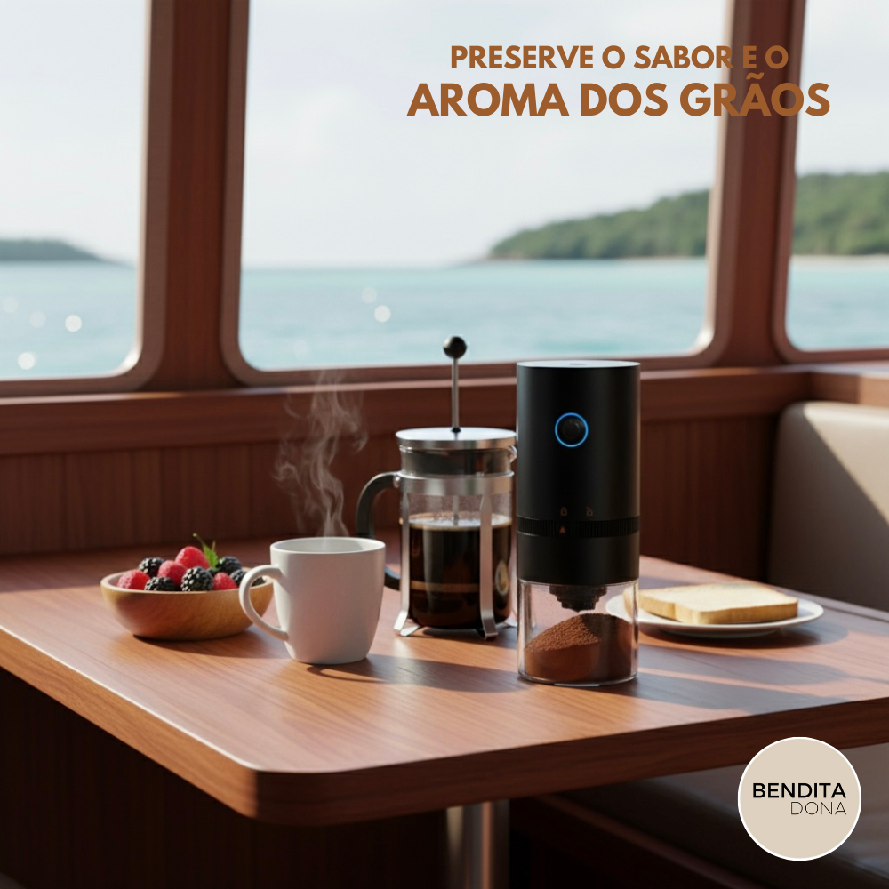 Moedor Portátil Elétrico de Café - FRESHY