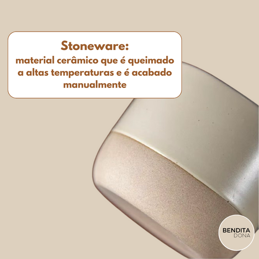 Xícara de Cerâmica Stoneware - Craft