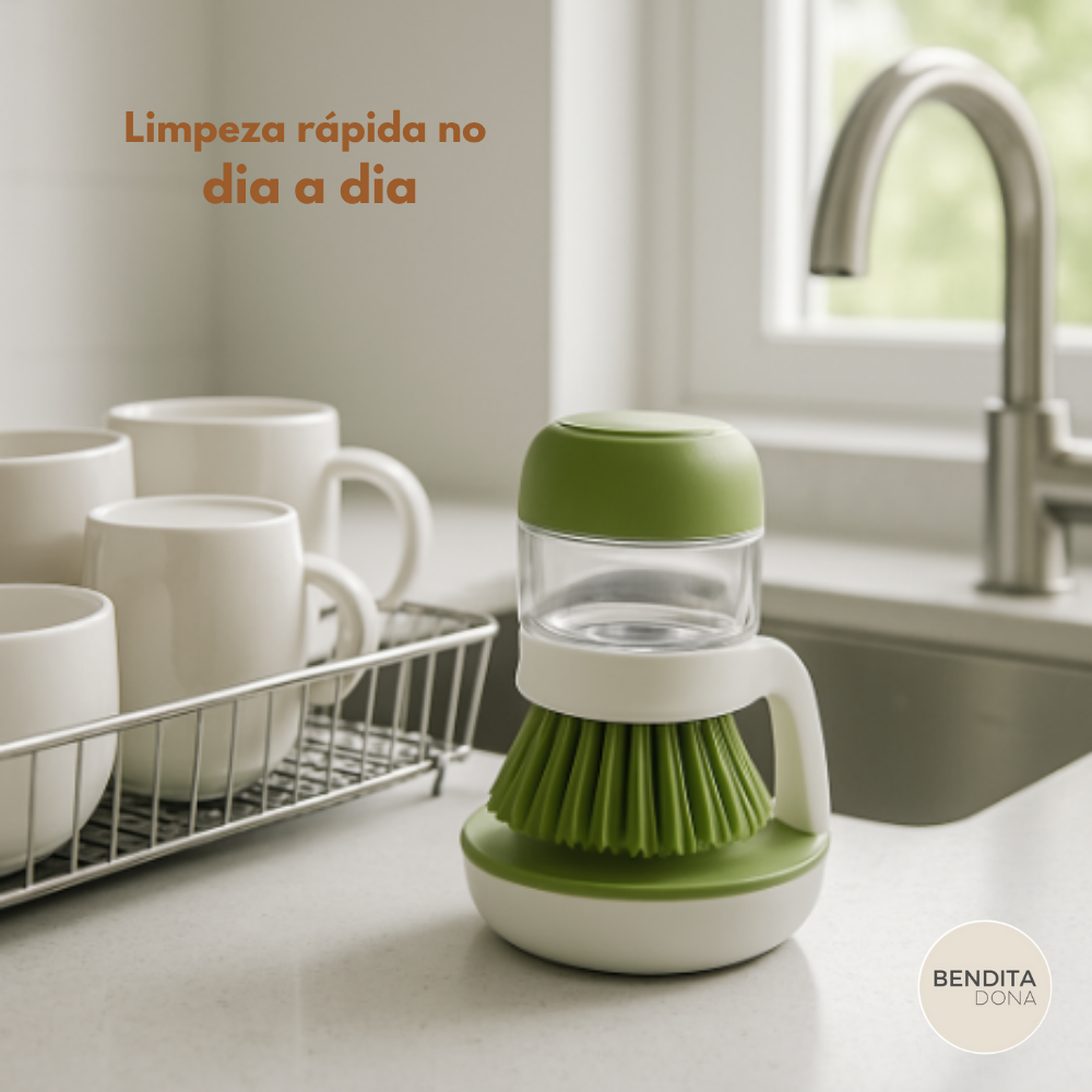 Escova com Dispenser de Sabão - Soapix