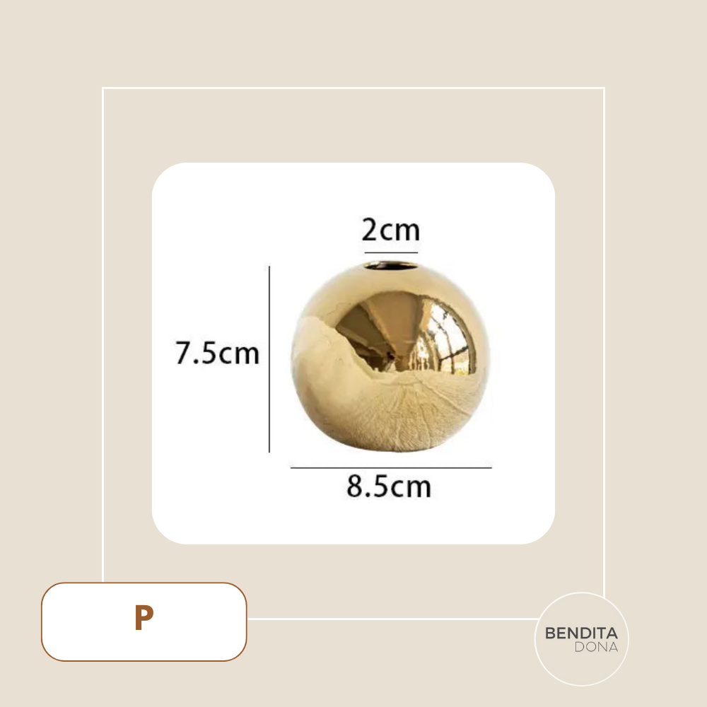 Vaso Gold Brilhante - Aura