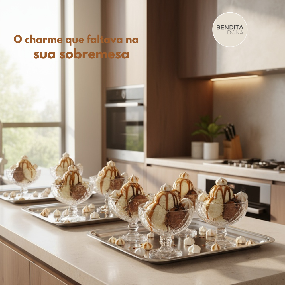 Kit 6 Taças de Sobremesa - Sweet