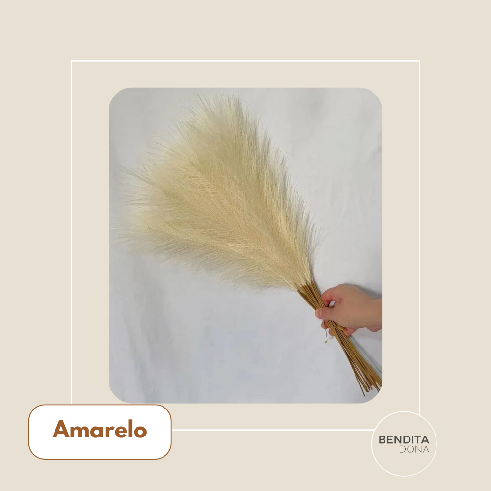 Buquê de Junco Artificial - Pampas