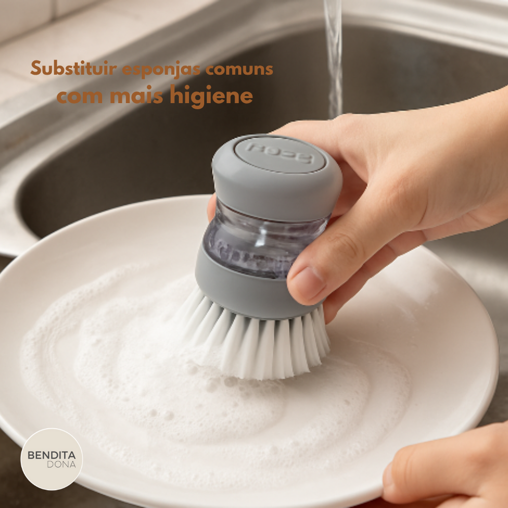 Escova com Dispenser de Sabão - Soapix