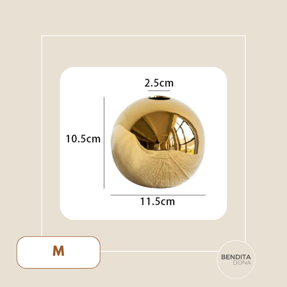 Vaso Gold Brilhante - Aura
