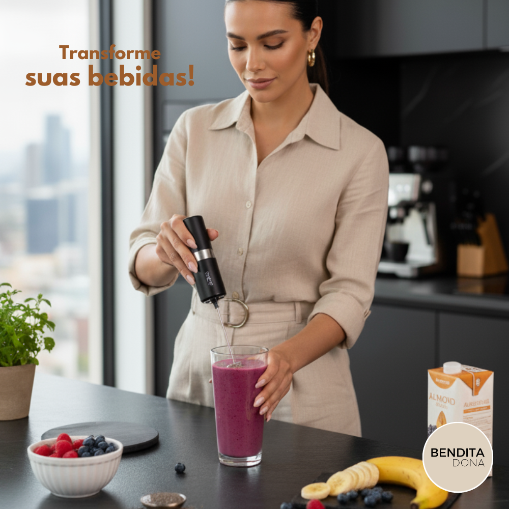 Mixer para Bebidas com Suporte - Creamy