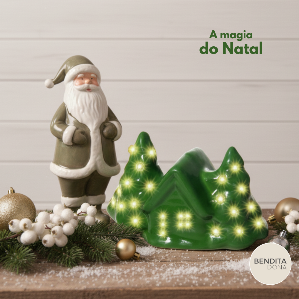 Casinha de Natal com Rechaud – Holly