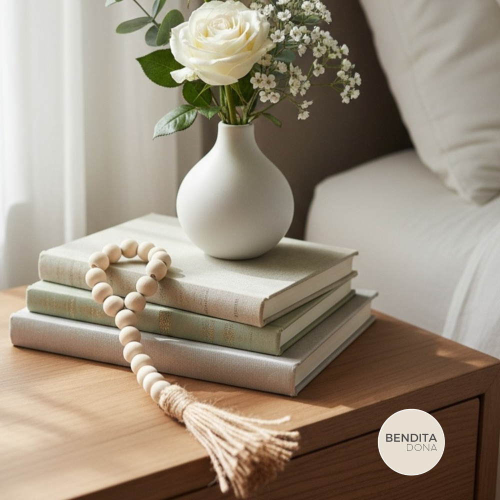 Colar de Miçangas de Madeira - Oakra