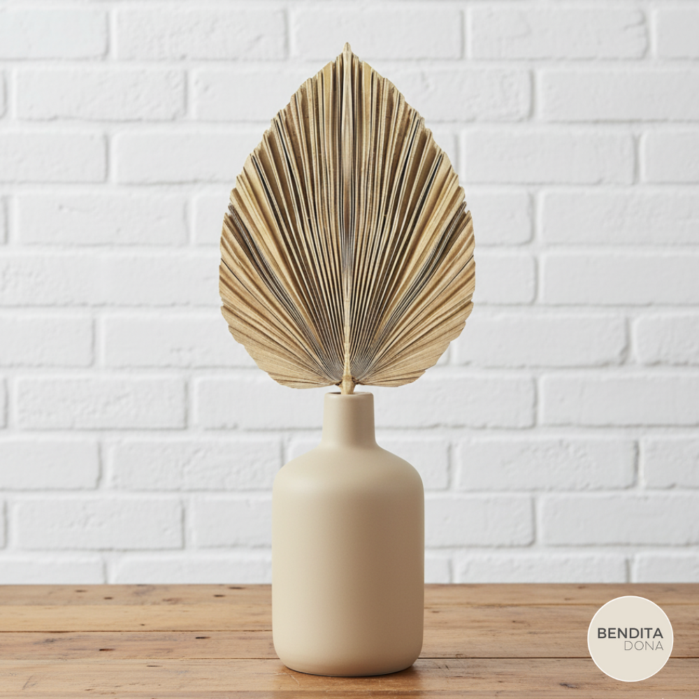Folha de Palmeira Seca Natural - Boho Decor