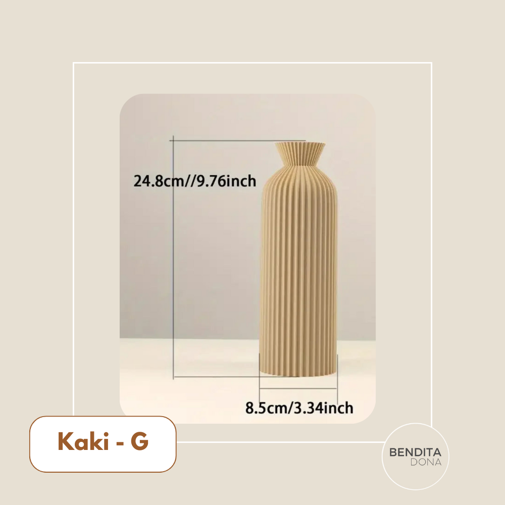 Vaso Decorativo Texturizado - Plissé
