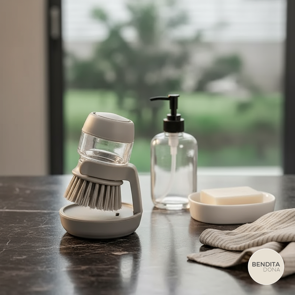 Escova com Dispenser de Sabão - Soapix