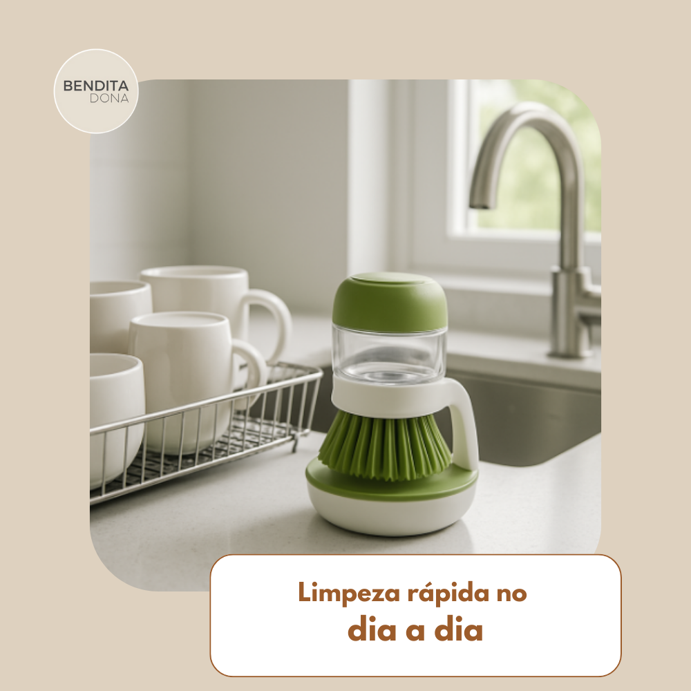 Escova com Dispenser de Sabão - Soapix
