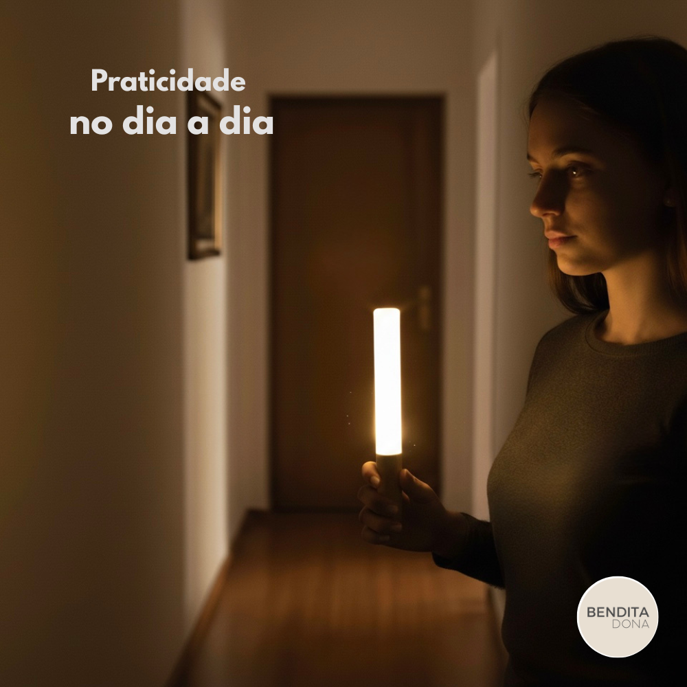 Luminária de sensor em LED recarregável - LumiMag