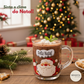 Kit 6 Canecas de Natal em Vidro (250ml) - Santa Claus