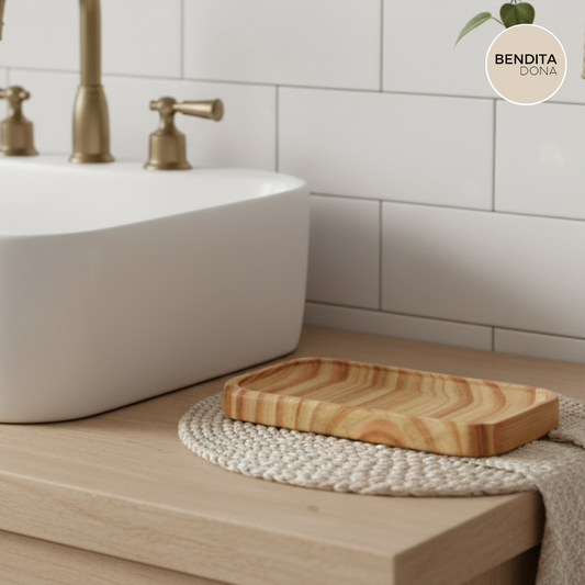 Bandeja de Madeira Decorativa – Root
