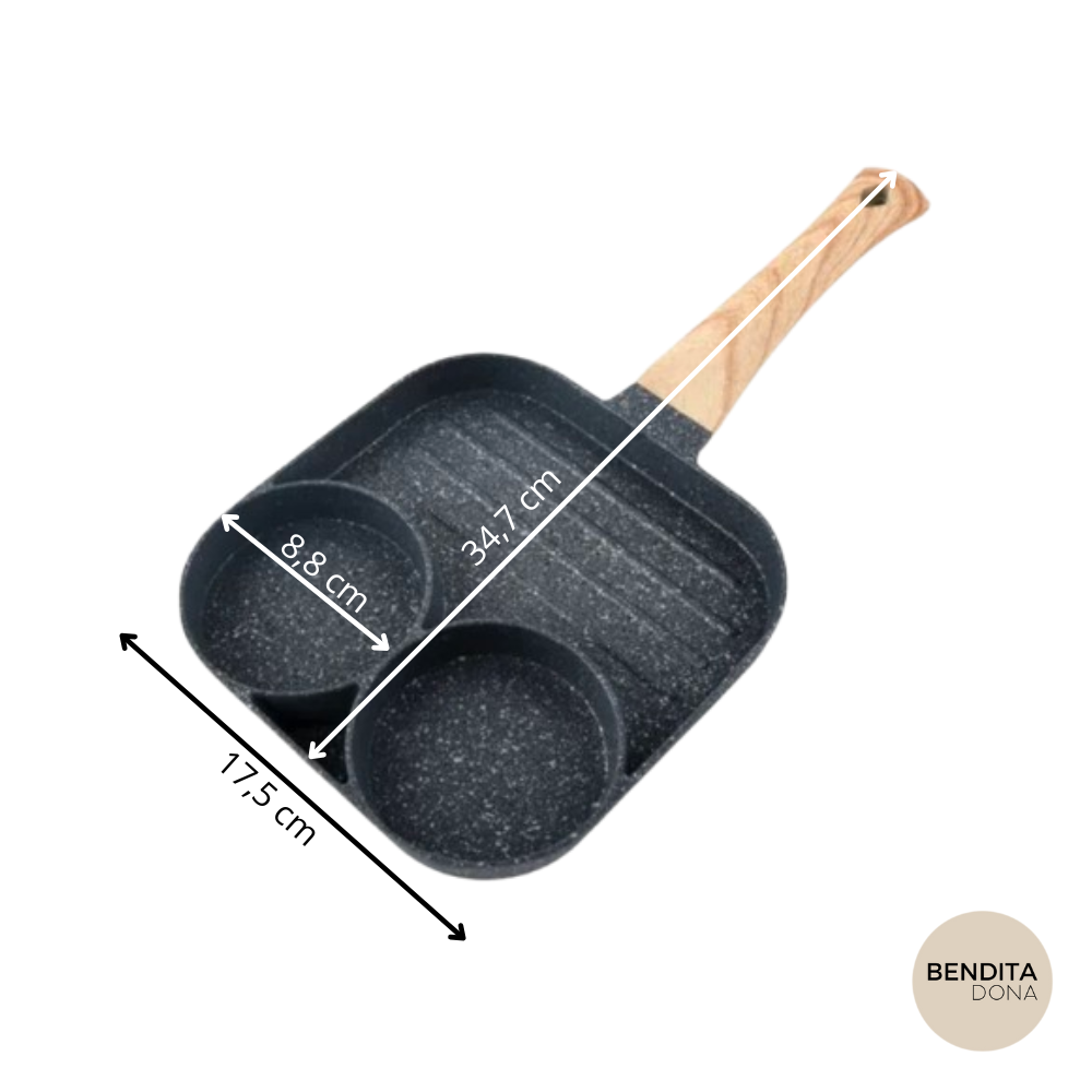 Frigideira Antiaderente Compacta 3 em 1 - TriChef