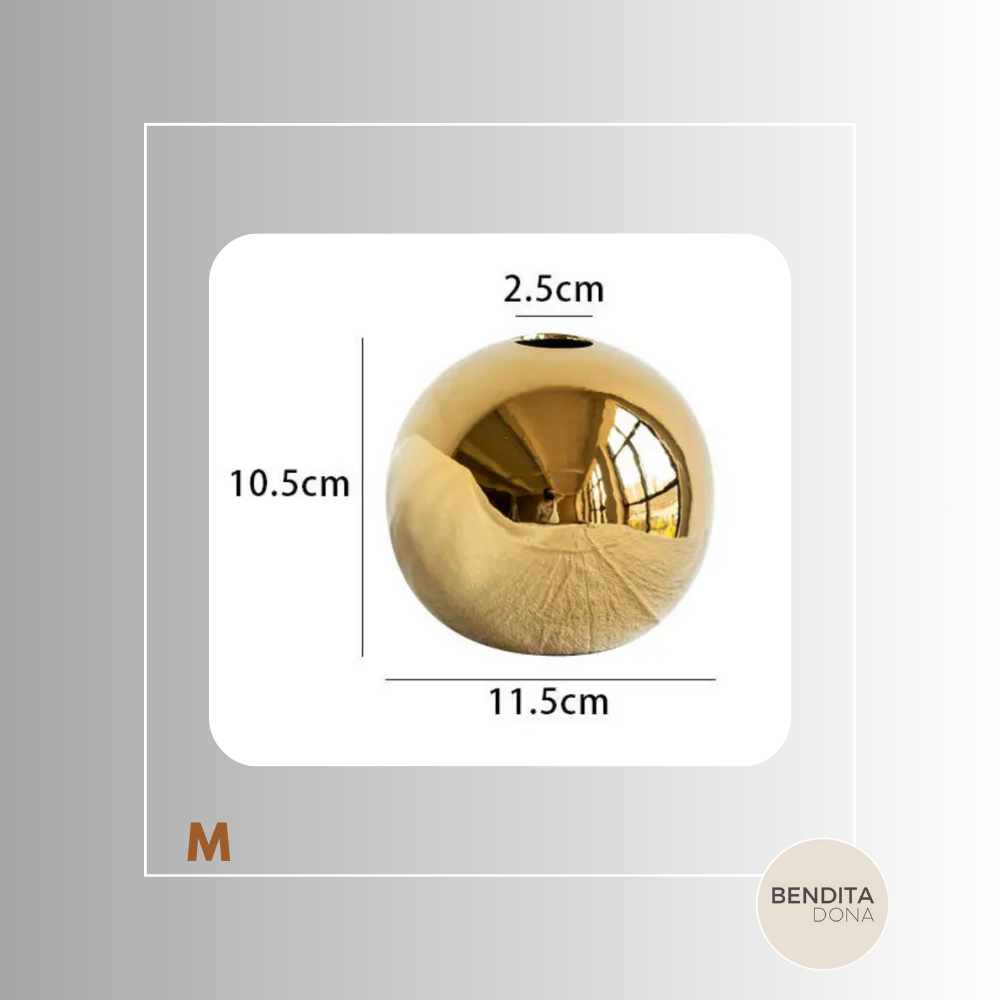 Vaso Gold Brilhante - Aura