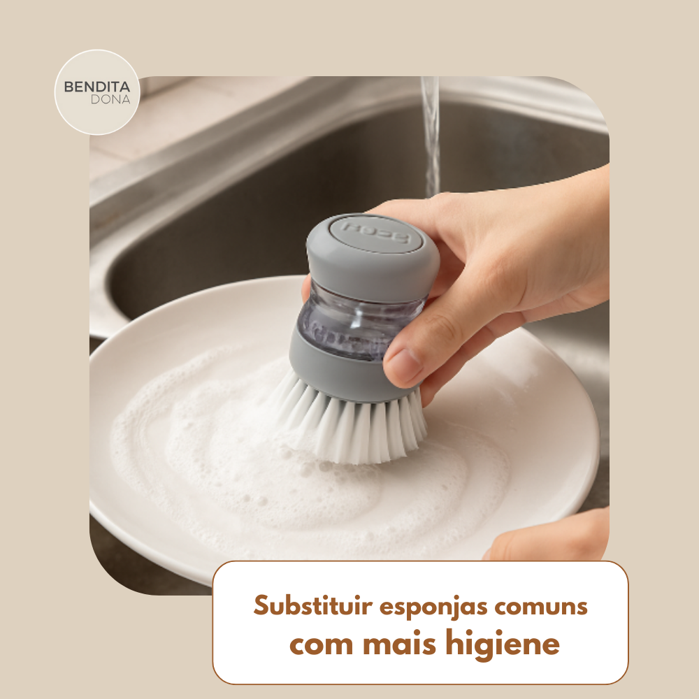 Escova com Dispenser de Sabão - Soapix
