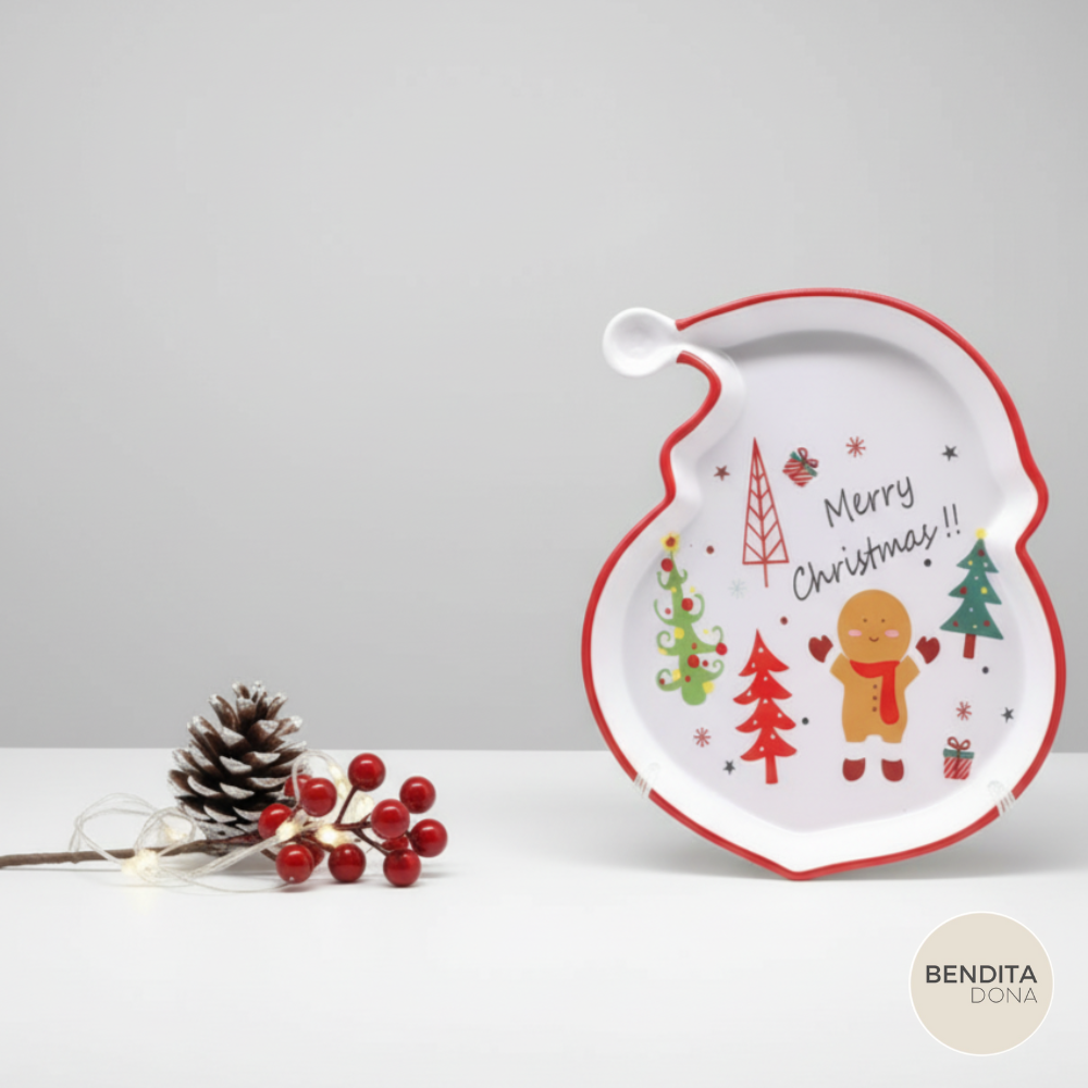 Petisqueira Natalina de Cerâmica