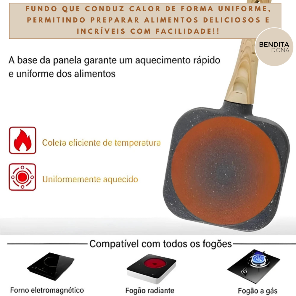 Frigideira Antiaderente Compacta 3 em 1 - TriChef